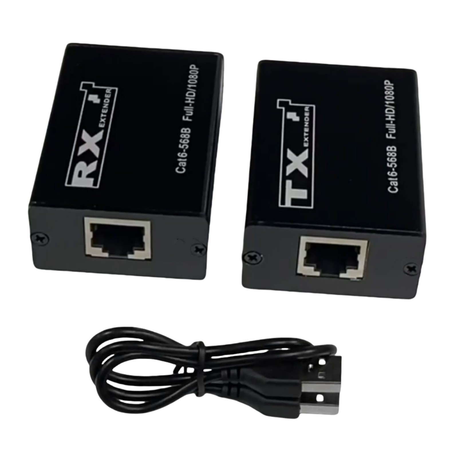 30M USB KVM HDMI Extender RJ45 Cat6 Ethernet Network Cable For DVR NVR Camera