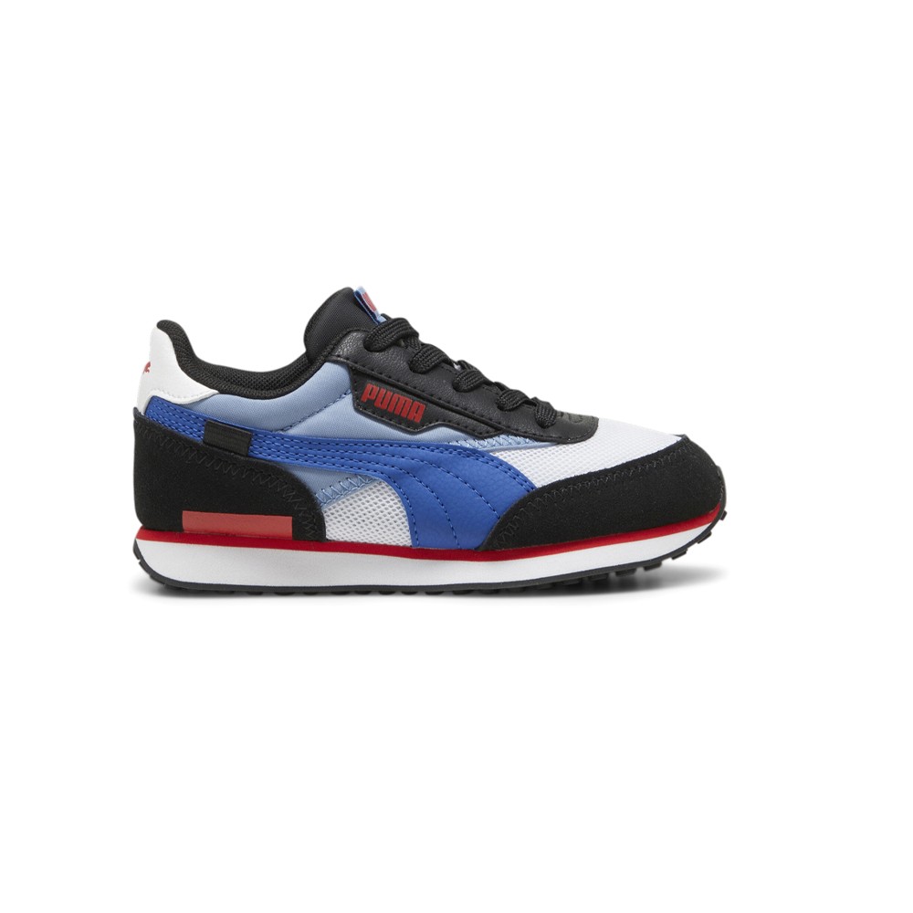 PUMA Future Rider Splash Lace Up  Youth Boys Black, Blue, White Sneakers Casual