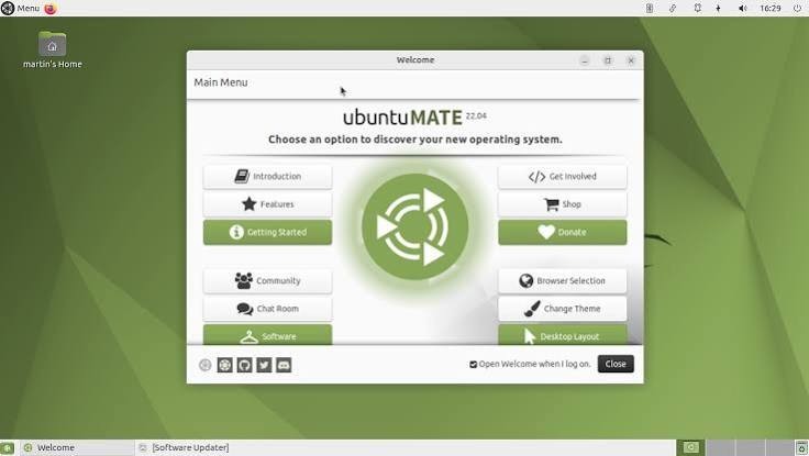 Ubuntu Mate Linux Operator System