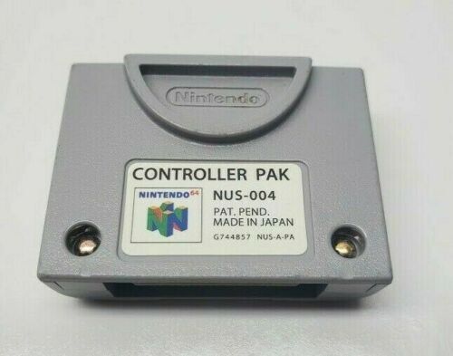 OEM Nintendo 64 N64 Video Game Memory Card Controller Pak Pack SAVE