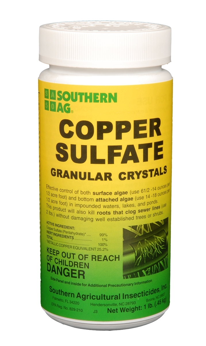 Copper Sulfate Crystals Granular - 1 lb.