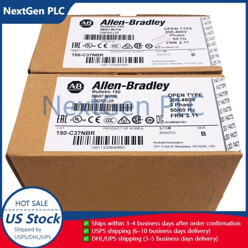 AB 150-C37NBR Smart Motor Controller 150C37NBR New Factory Sealed US Free Tax