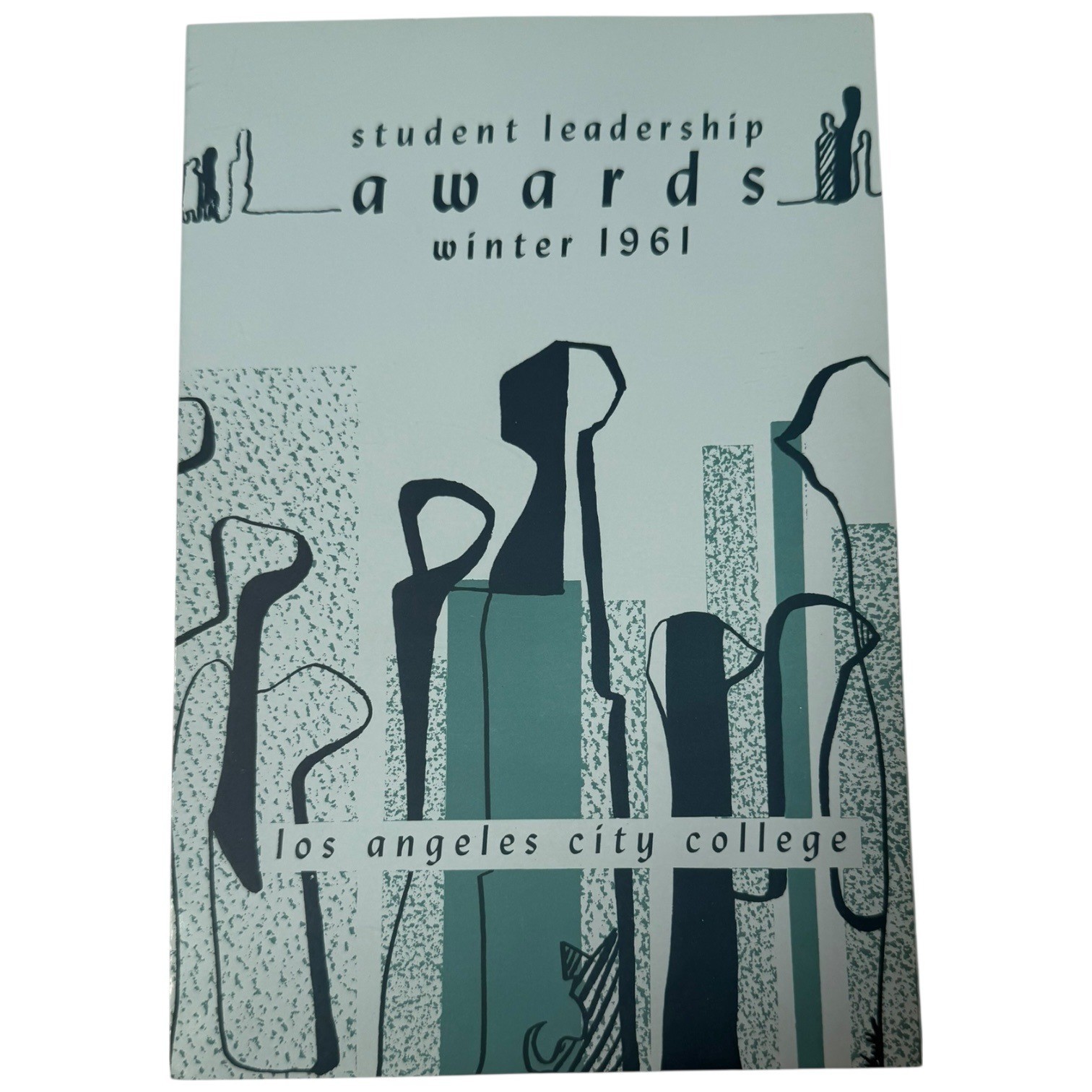 Vintage 1961 Los Angeles City College Student Leadership Awards Program Booklet