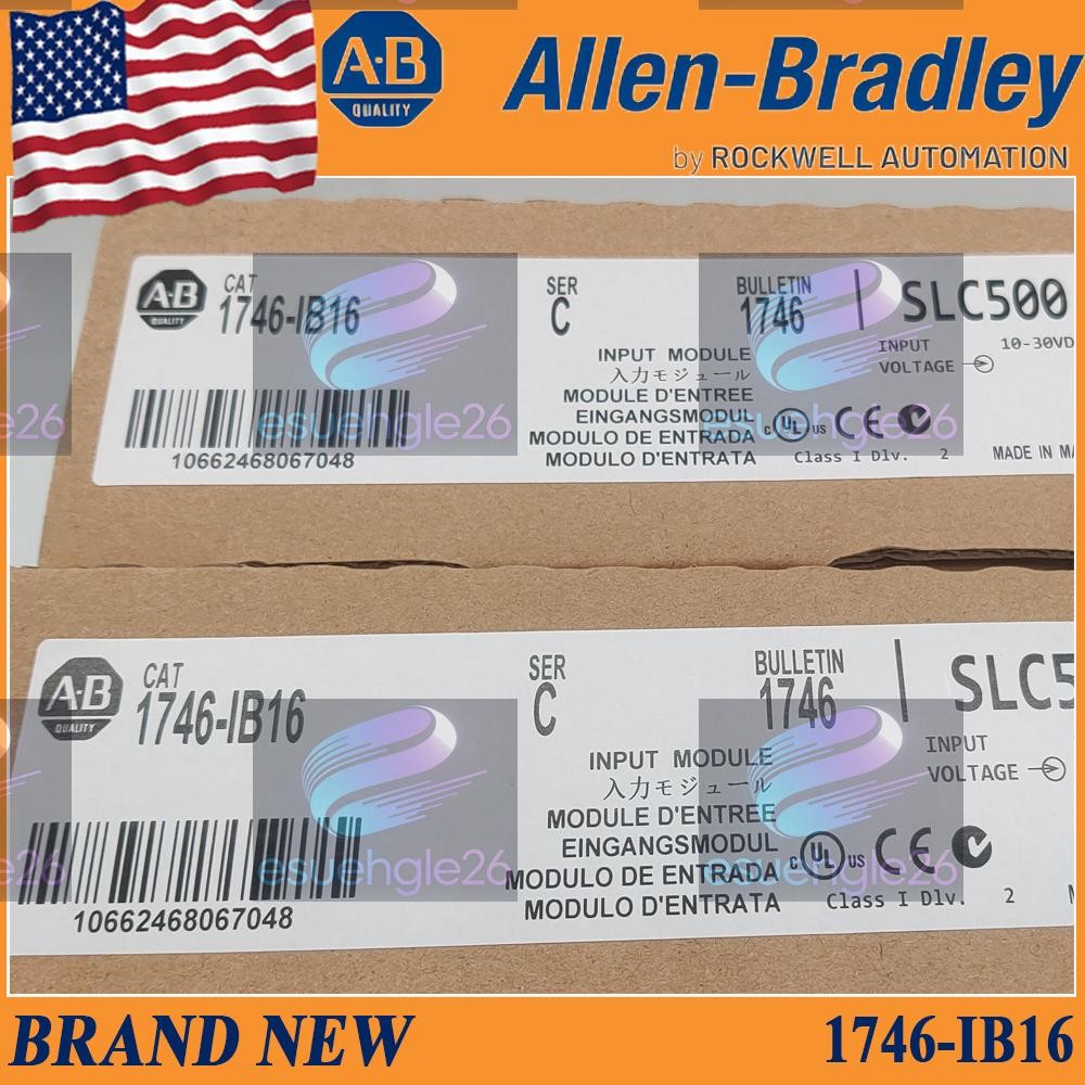 1746-IB16 AB SER C SLC 500 Digital Input Module New Sealed Same-Day Delivery US