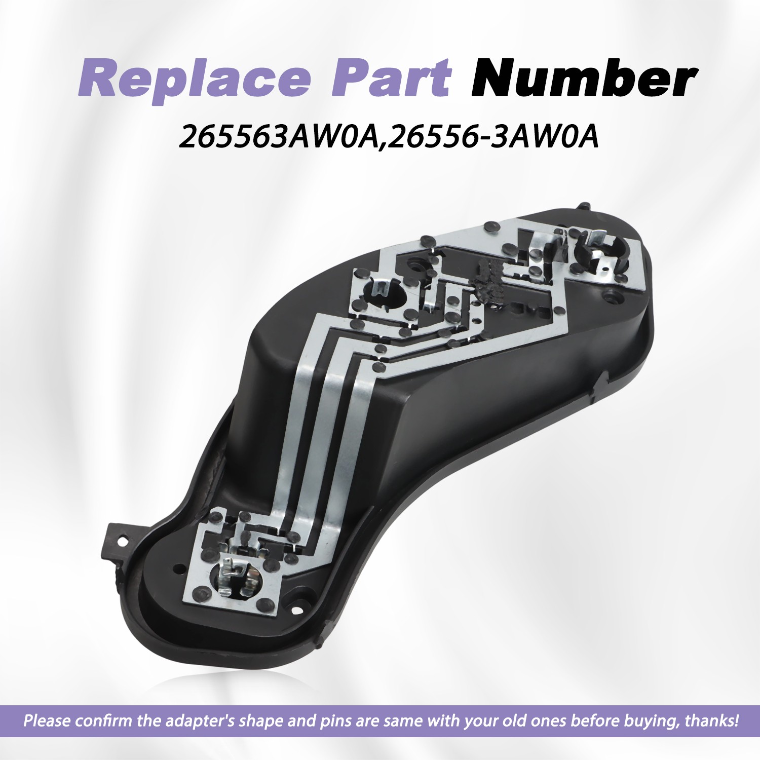 Left Tail Light Socket Board Assembly for Nissan Versa 2012-2019 265563AW0A