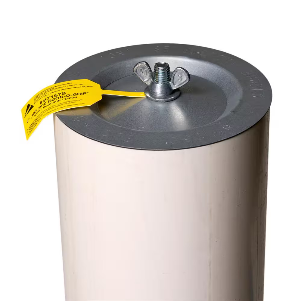 Econo-Grip 6 In. Galvanized Steel Test Plug