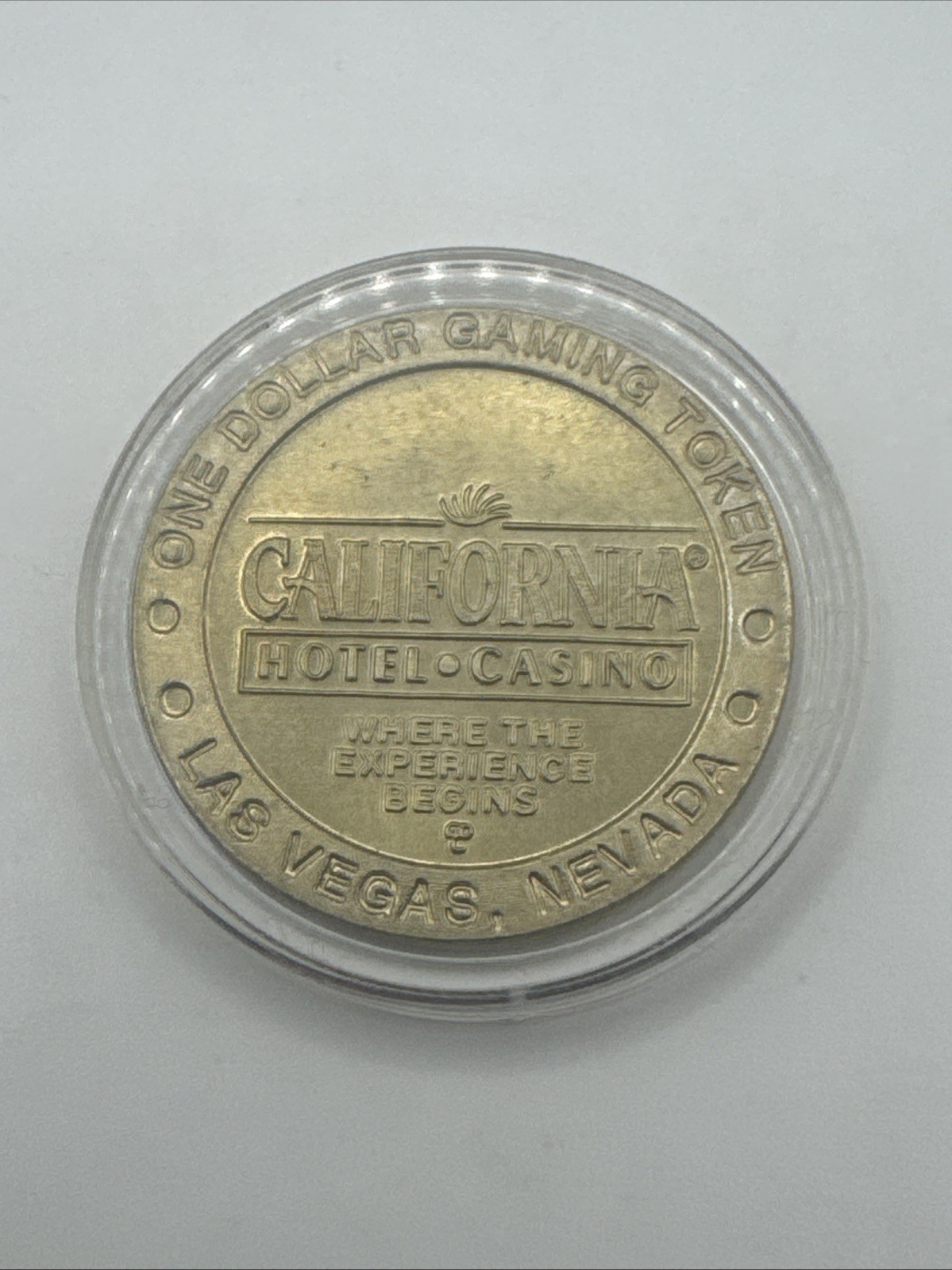 CALIFORNIA HOTEL/CASINO $1 ONE DOLLAR SLOT GAMING COIN/TOKEN Las Vegas Clean