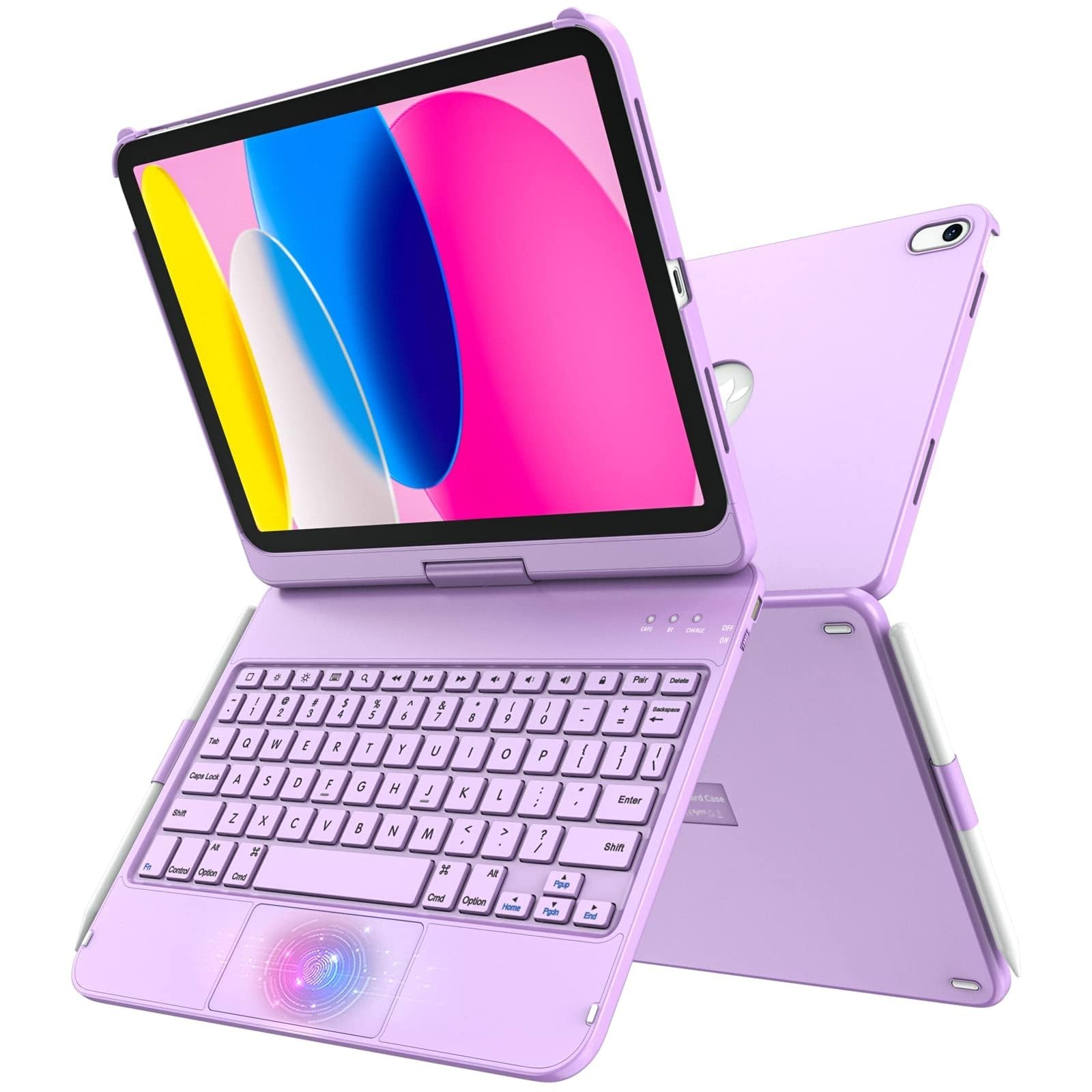 GGH Touch Keyboard Case for iPad (A16) 11th Generation 11 inch 2025&10th Gen ...
