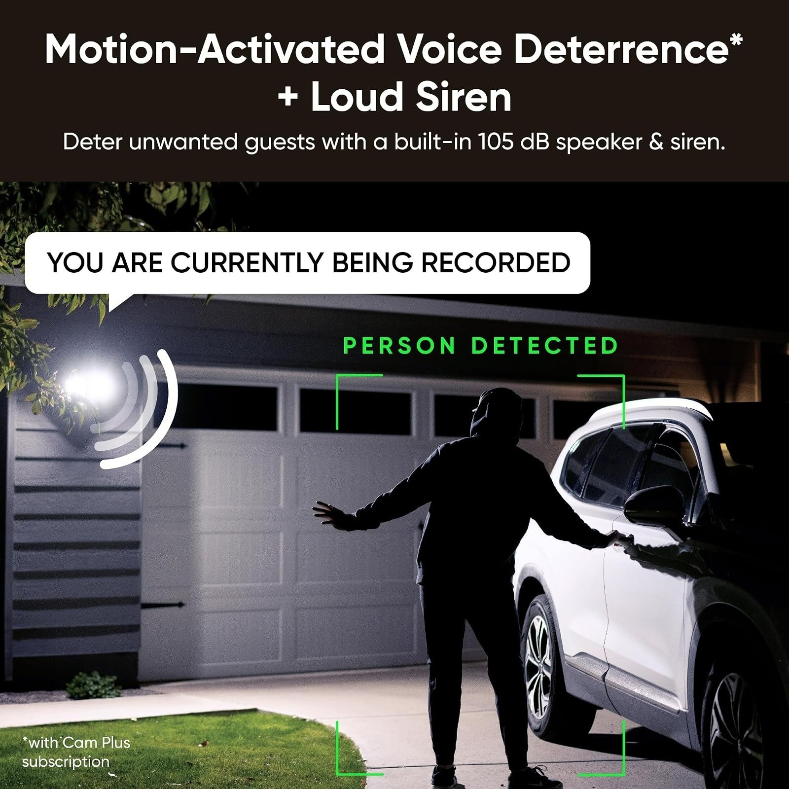 WYZE Floodlight Camera v2 - 2K HD Security Camera with Night Vision