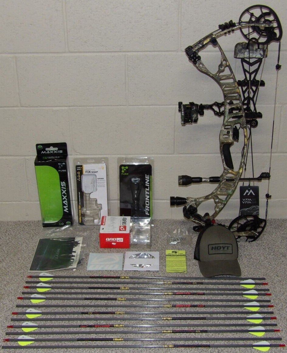 NEW, Right Handed, Loaded Hoyt VTM 31 Bow Package- Realtree Camo - 50 to 60 lb