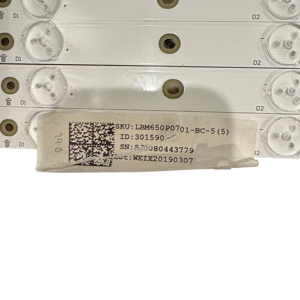16Pcs LED Strips For Vizio E65-E3 E65-E1 E65-F1 LTMUWVLU LBM650P0701-BC-5(5)