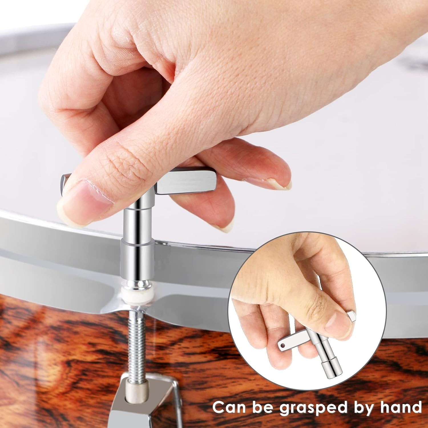 Chrome-Plated 4-Pack: Essential Drum Tuning Keys Offering Fast Performance