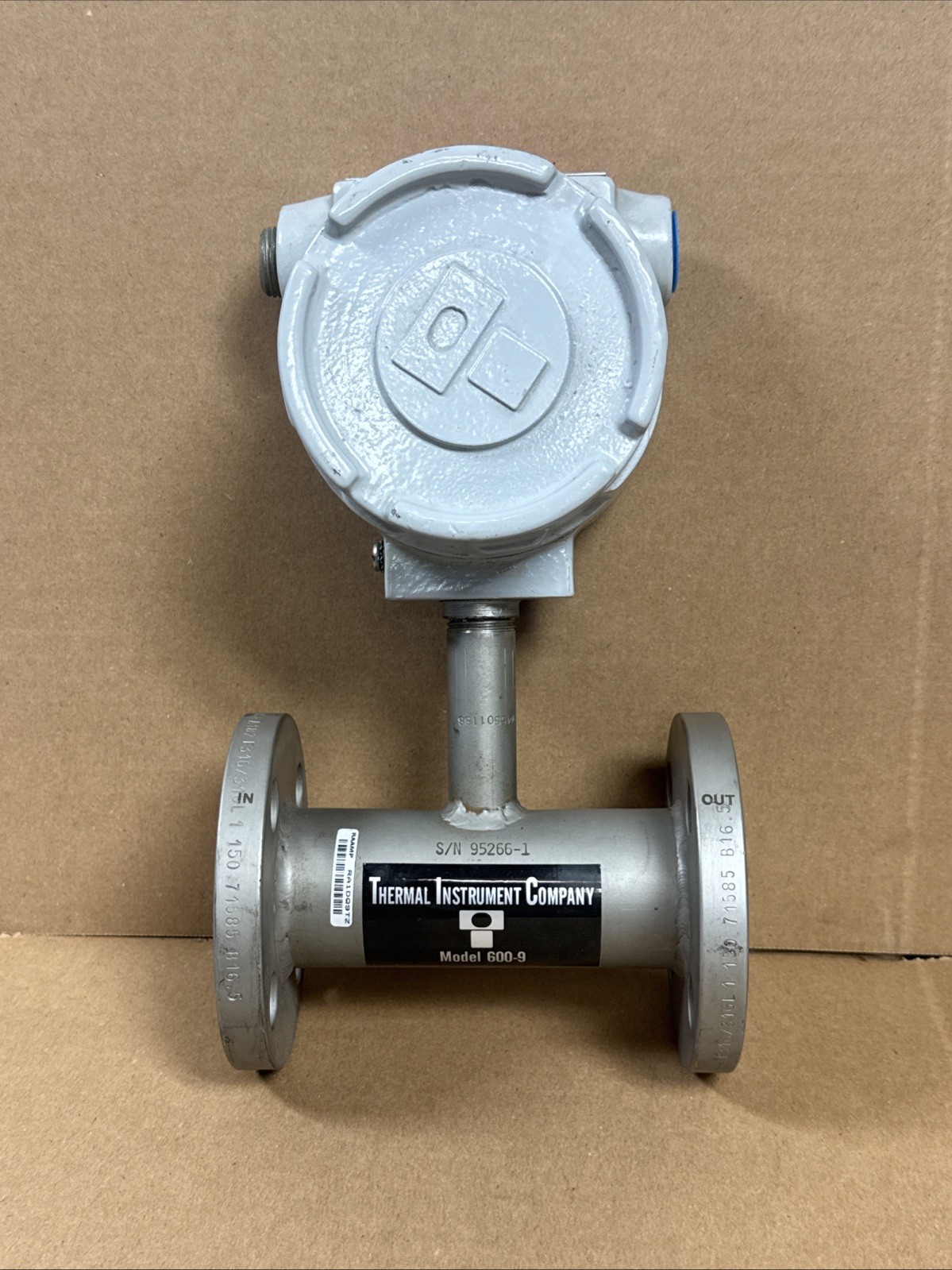 NEW Thermal Instrument 600-9 Thermal Mass Flow Meter 0-10 SCFM Air 150 PSIG