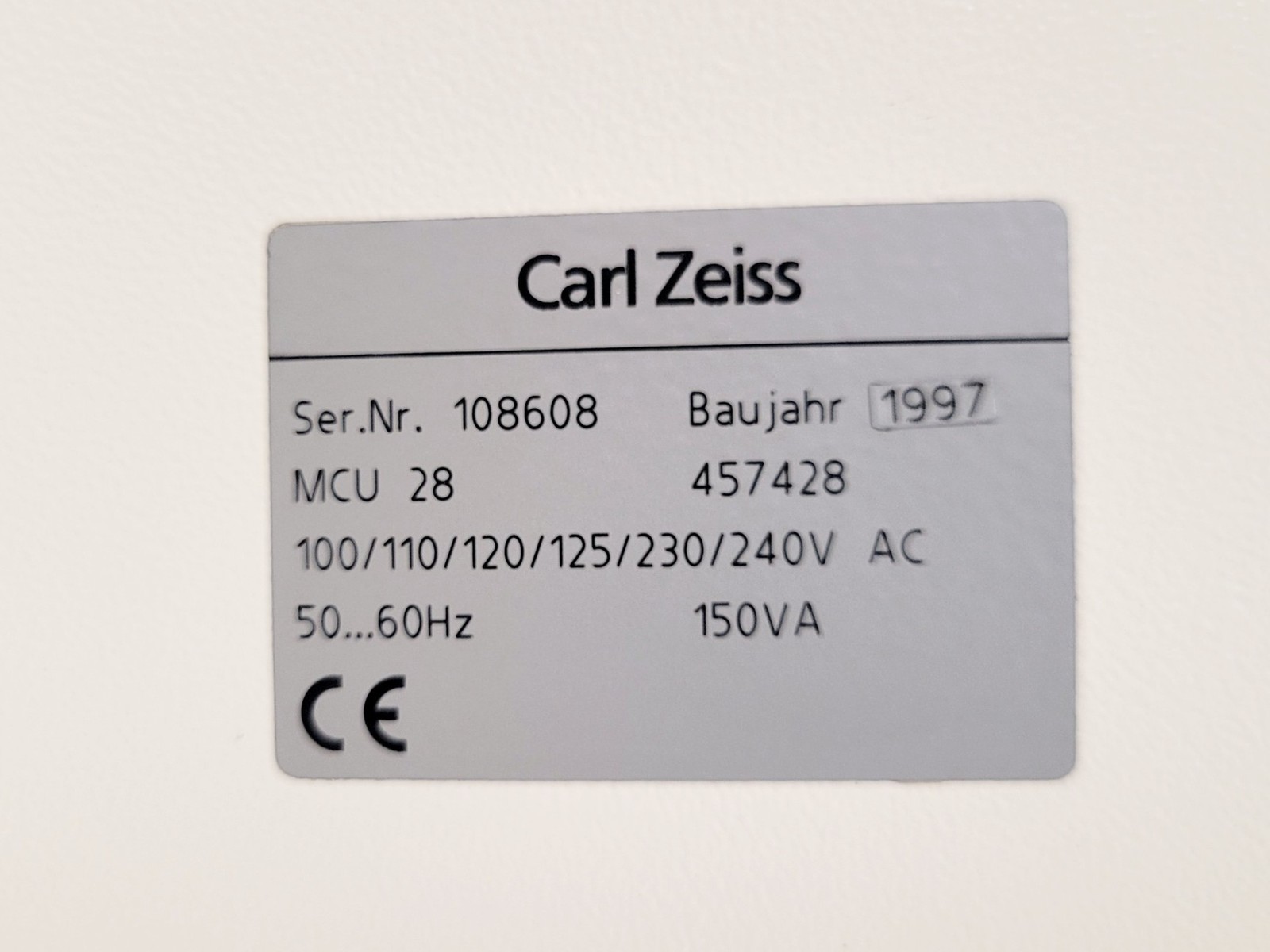 Zeiss MCU 28 Motorised Stage Controller Microscopy Lab
