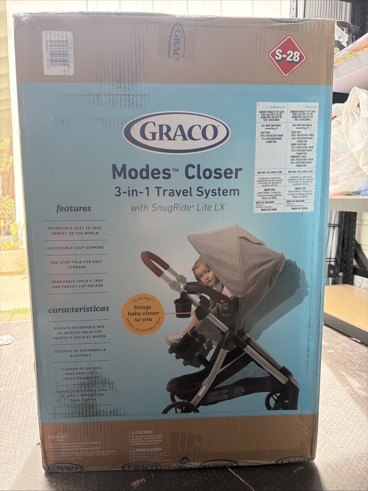 Graco Modes Closer 3 In 1 Travel System Highland Grey