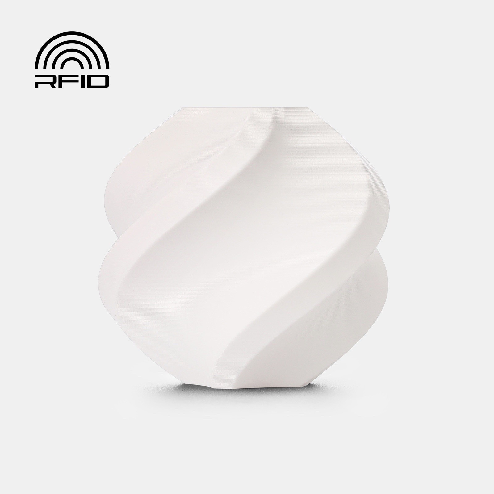 Bambu Lab PLA Pure Filament 1.75mm Pure White 17100 with Spool - Food Safe RFID