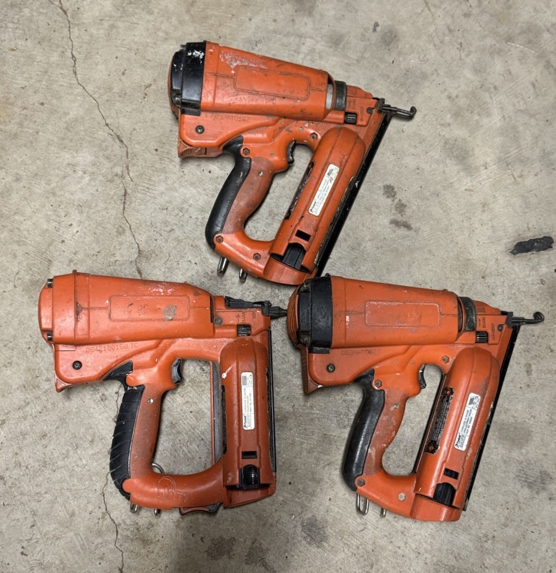 3x Paslode Impulse 18 gauge 17 Gauge Straight Finish Nailer 901000 900600 Parts
