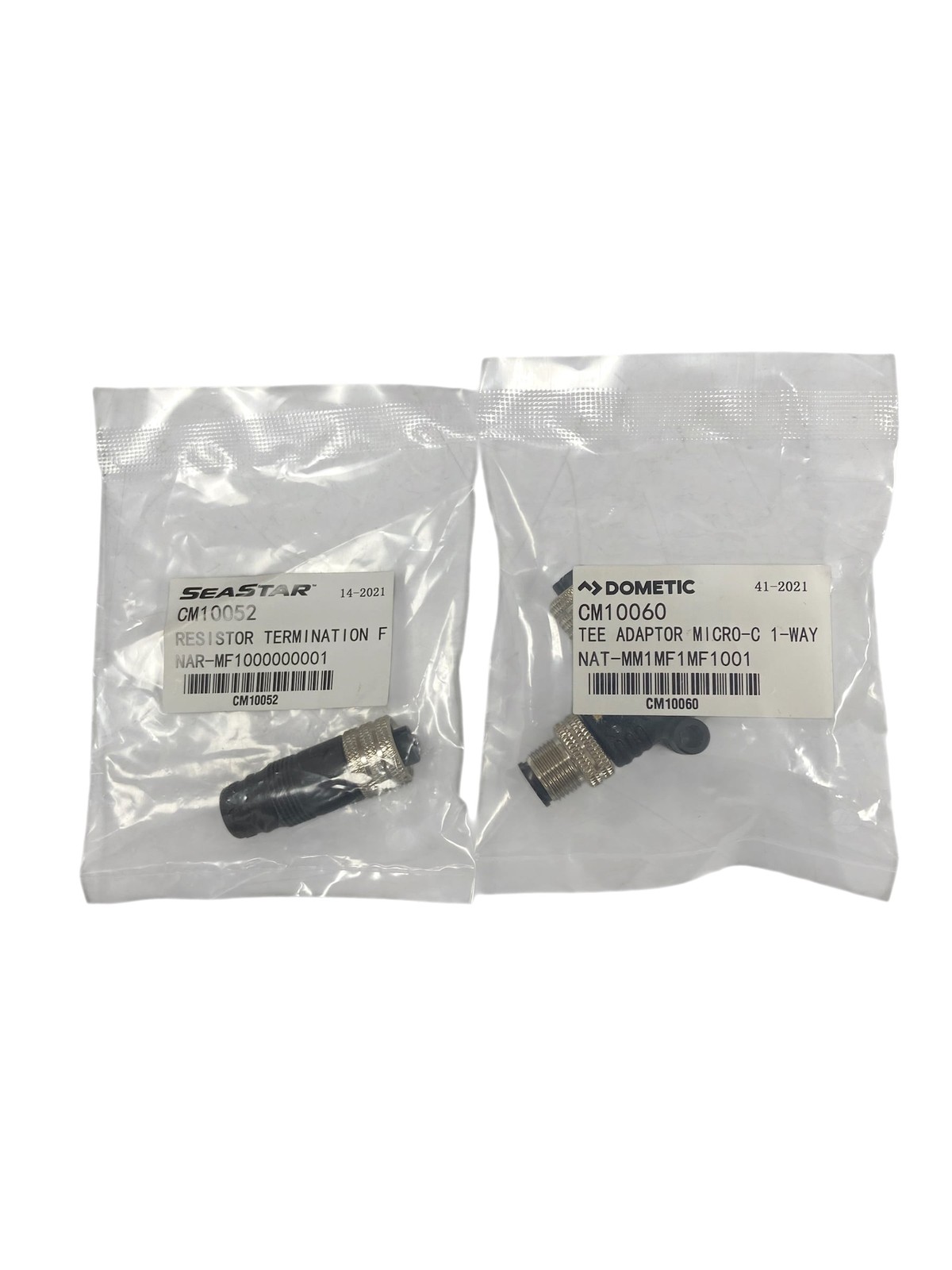 Dometic/SeaStar, Resistor Termination Female CM10052,Tee Adaptor Micro-C CM10060