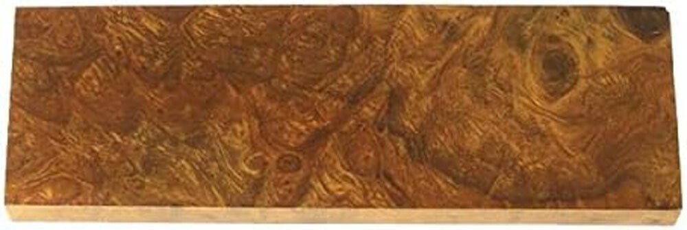 Presentation Burl Ironwood Knife Scales Set, 3/8 in x 1-5/8 in x 5 in EW173