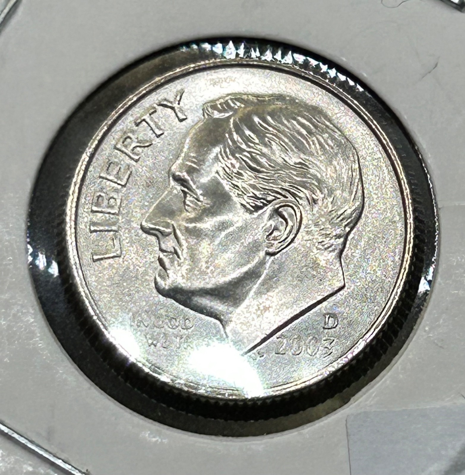 2003 D ROOSEVELT DIME BU