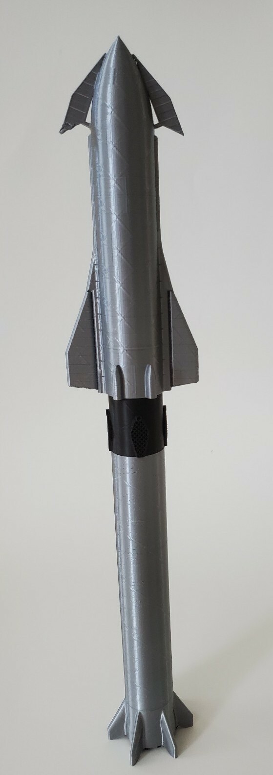 3D Printed SpaceX STARSHIP MK1+Super Heavy Model 1:275 Scale,16.5" - Made in USA