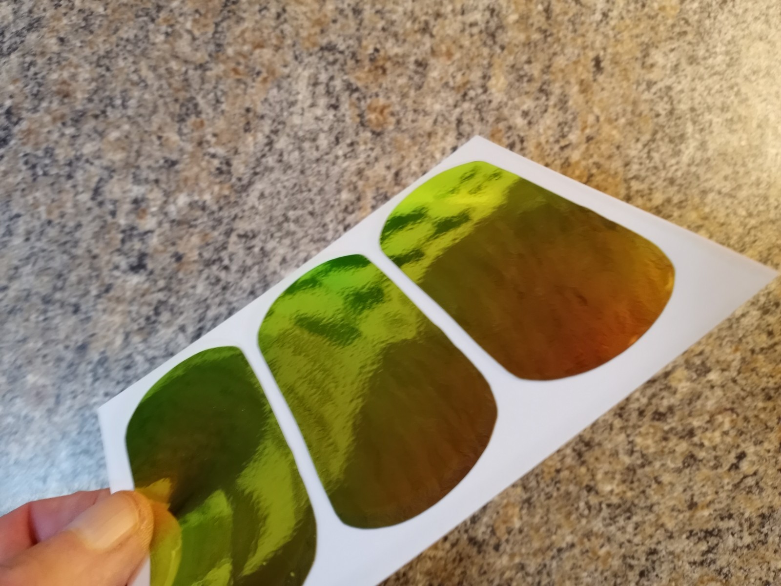 NEW!!! CARBON 14 Fishing Lure Tape Die Cut SMALL DODGER FLASHER 6 PACK
