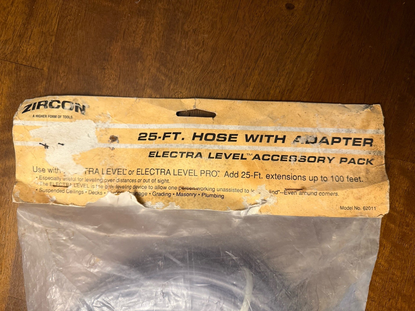 Zircon Electra Level 25 Ft Hose Adapter Accessory Pack Model 62011 NOS