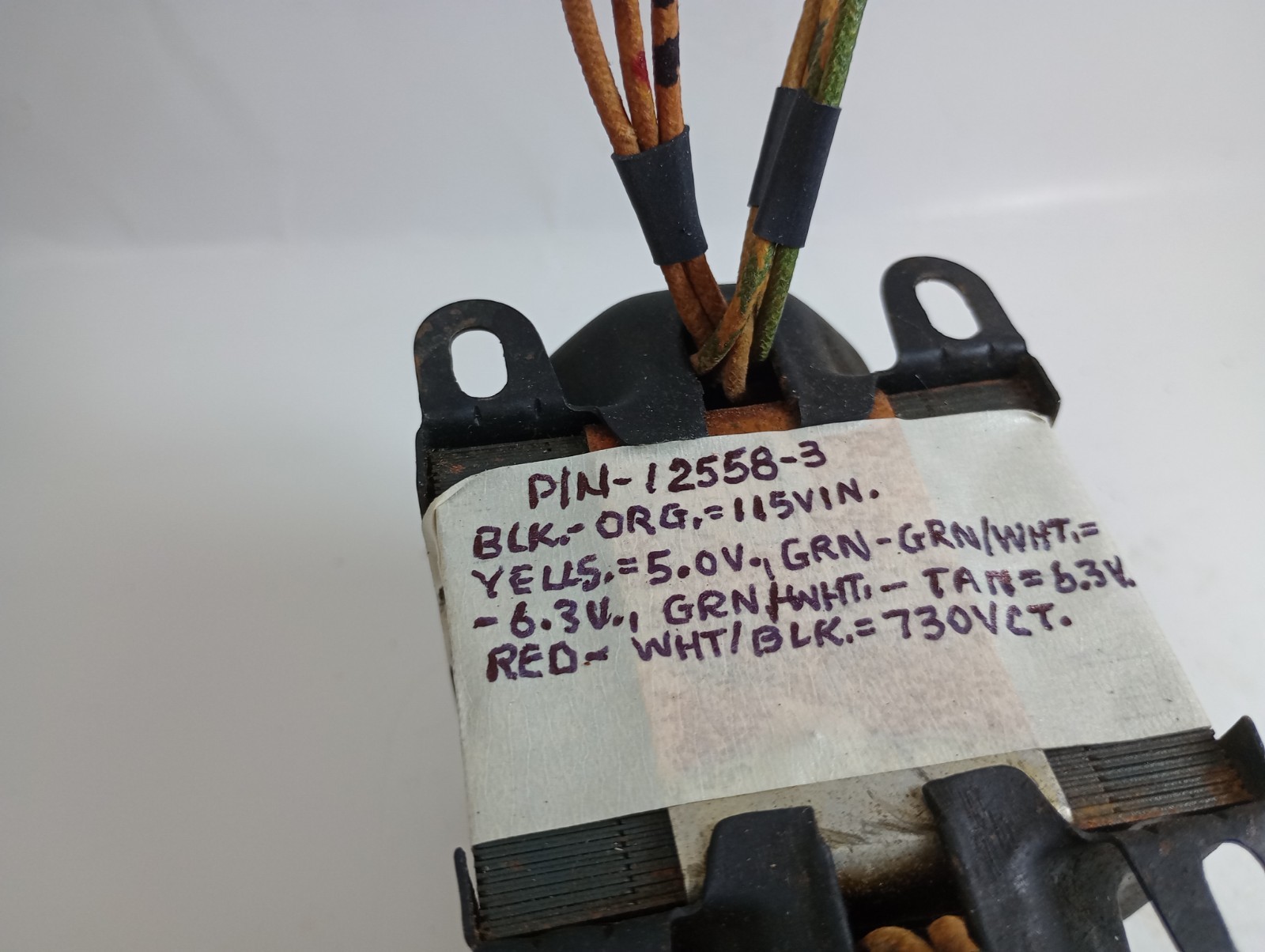 1 #12558-3 Power Transformer -Tests Good