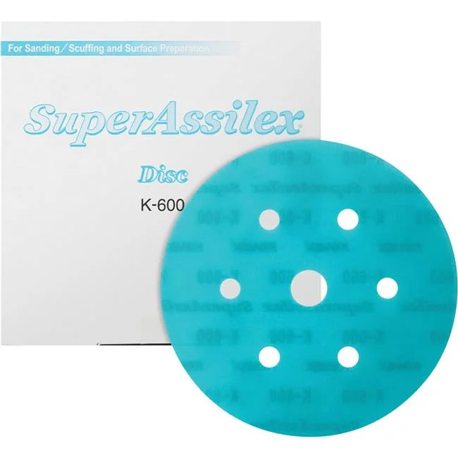 Eagle Abrasives EGA-193-1538 6 in. K-600 Super Assilex Dustless Discs Sky - 7...