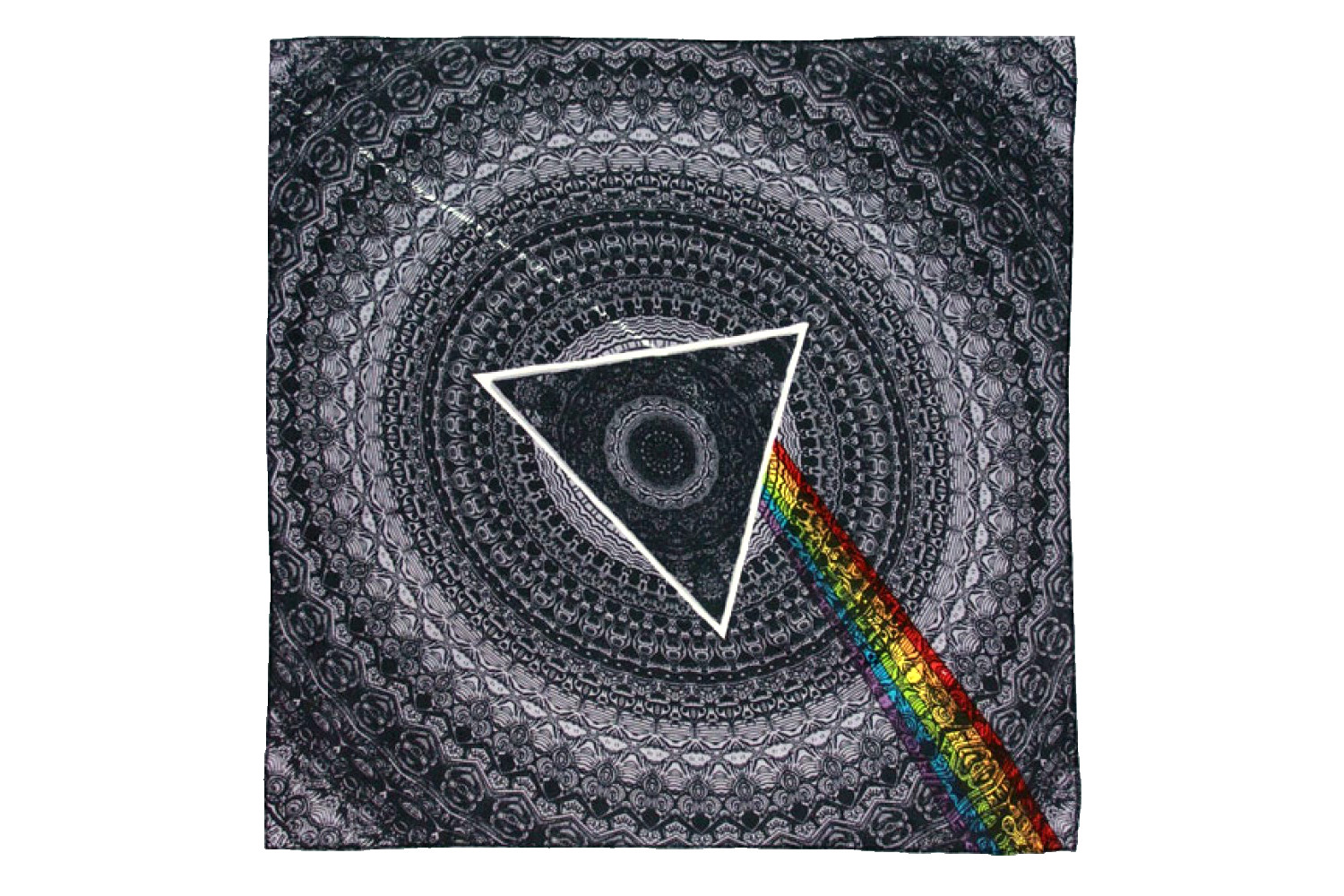 PINK FLOYD-DARK SIDE OF THE MOON SHADOW-BLACK BANDANA-Mask,Headband,Scarf Waters