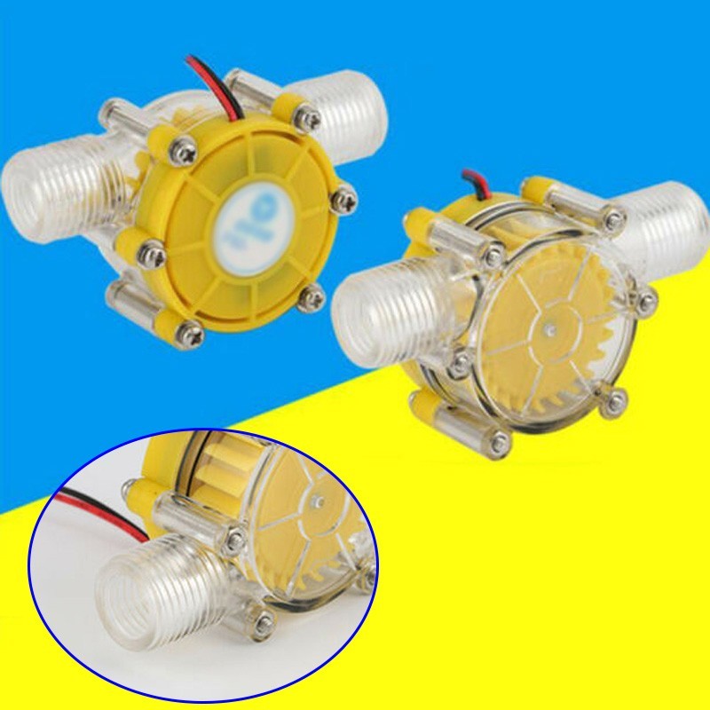 12V Water Flow Pump Micro-Hydro Generator Turbine Flow Hydraulic Solar-Energy