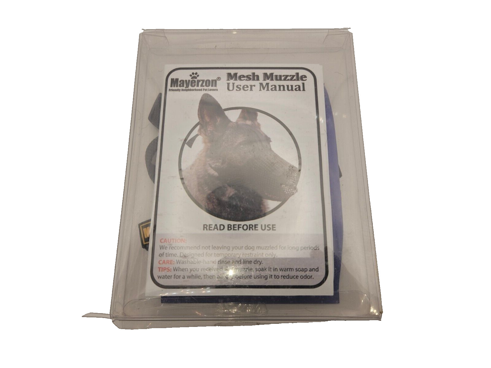 Breathable Mesh Dog Muzzle Allows Panting and Drinking - Extra Small - XS Black