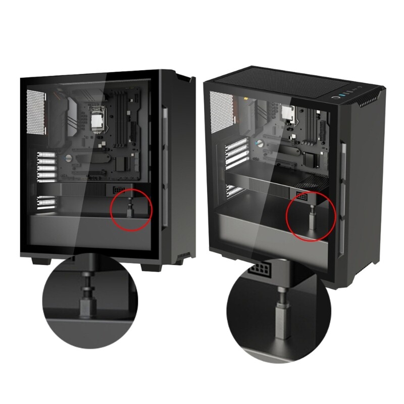 GPU Holder Adjustable Telescopic Rotary Screw Aluminum Alloy Video Card Stand