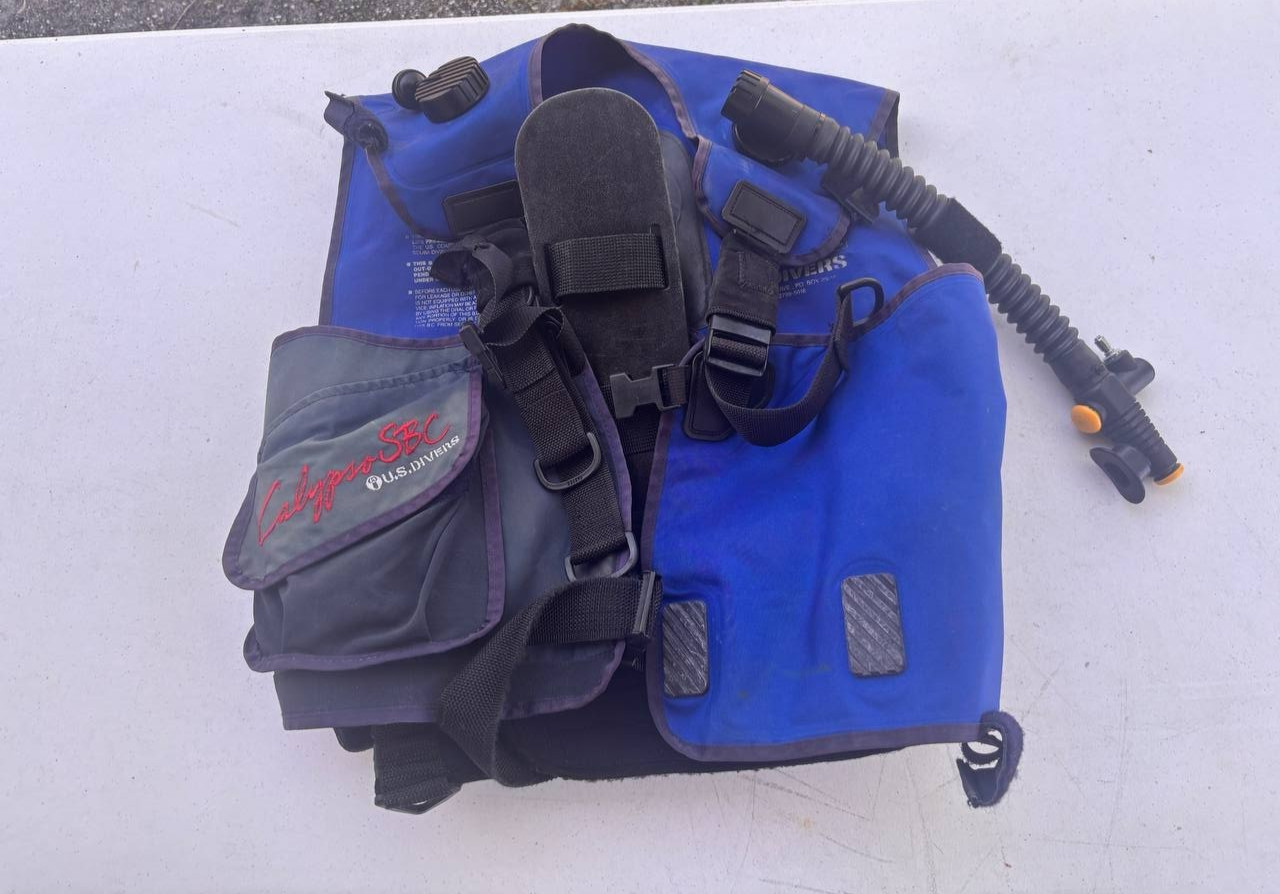US Divers Calypso SBC Scuba Dive BC BCD Buoyancy Vintage Medium PH9