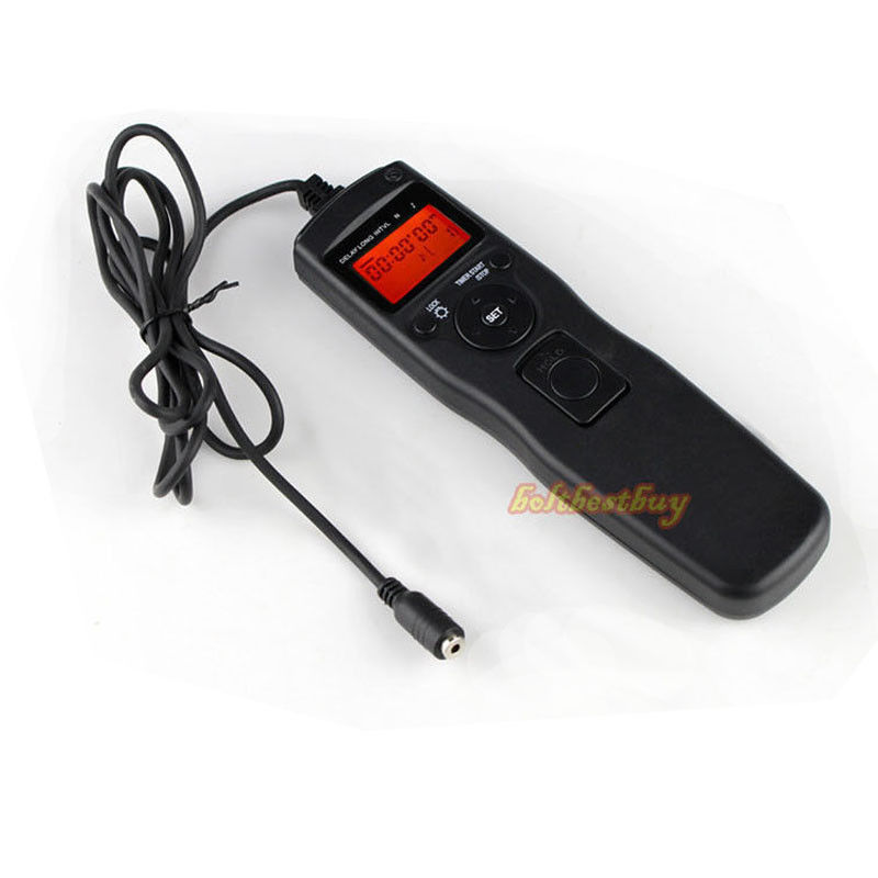 1.2M Wired LCD Timer Remote Control Shutter Release TC-C1 fr Canon 70D 700D 100D