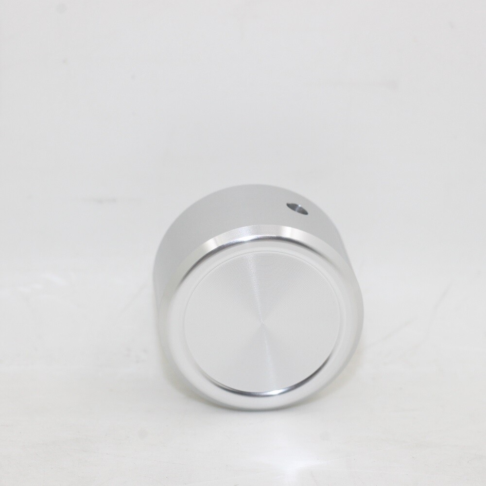 Diameter: 38mm Height: 22mm Aluminum Solid Knob Volume Potentiometer Knob