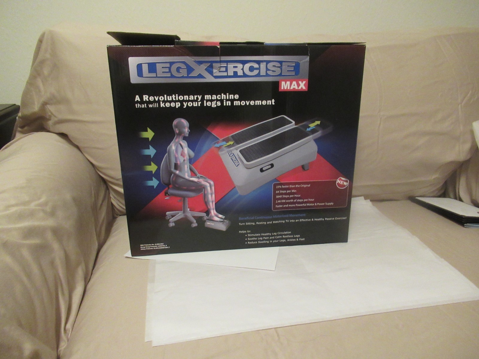 LegXercise Pro LEGX-011 Motorized Leg Activator Exercise Machine