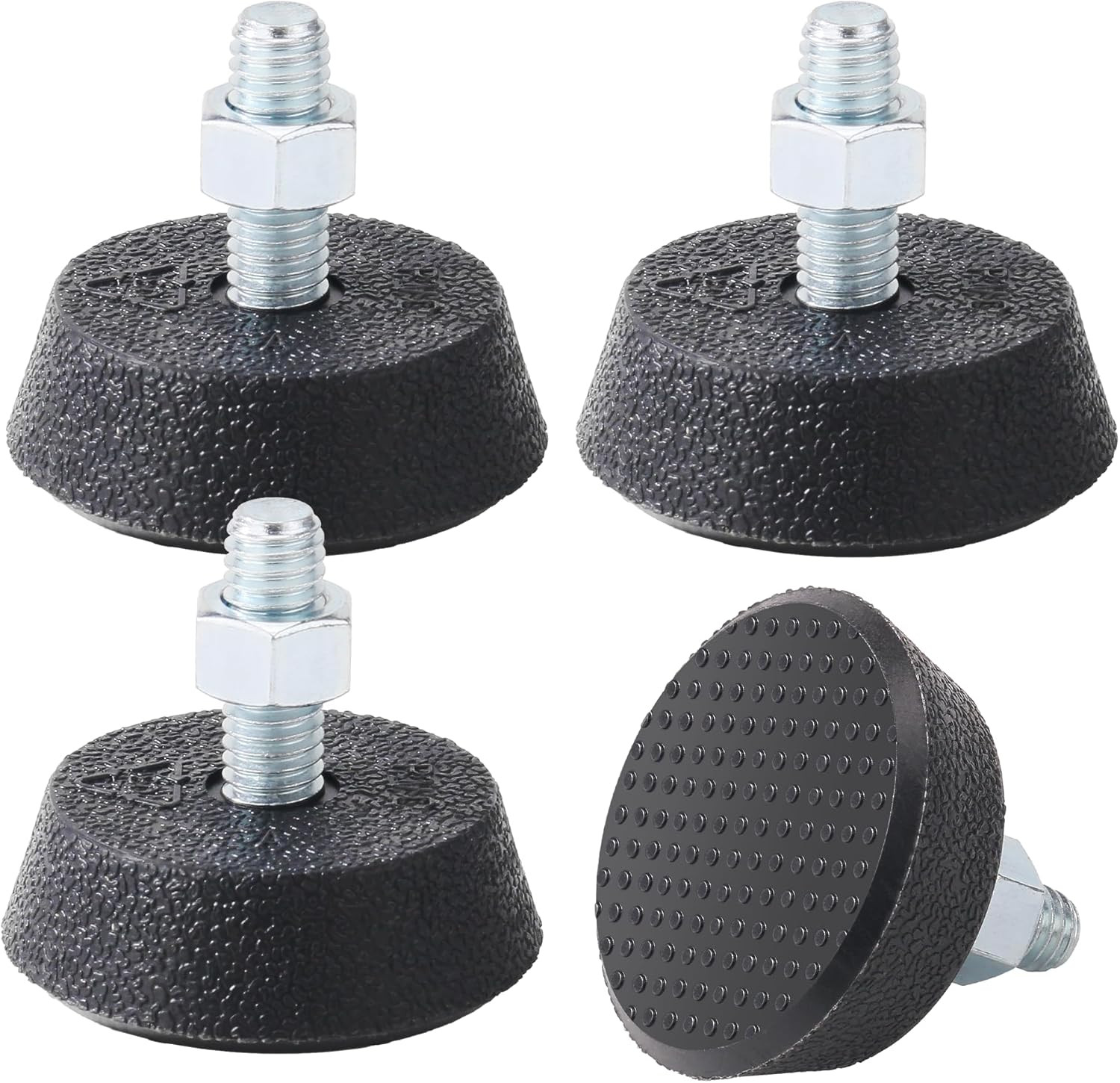 Exercise Bike Leveling Foot for Peloton Exercise Bike 3/8" Spin Bike Foot Pads,
