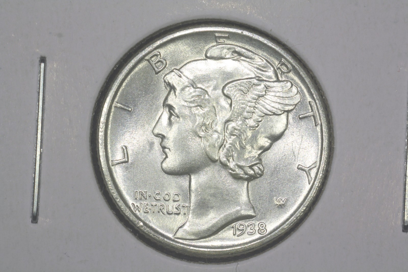 1938 Mercury Dime, Choice BU FSB
