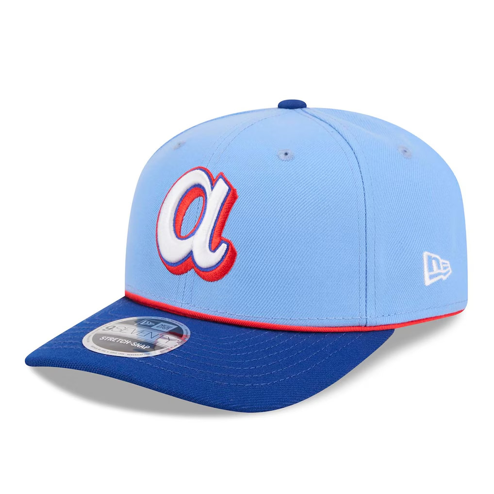 Men's Atlanta Braves New Era Light Blue 2026 City Connect 9SEVENTY Adjustable Ha
