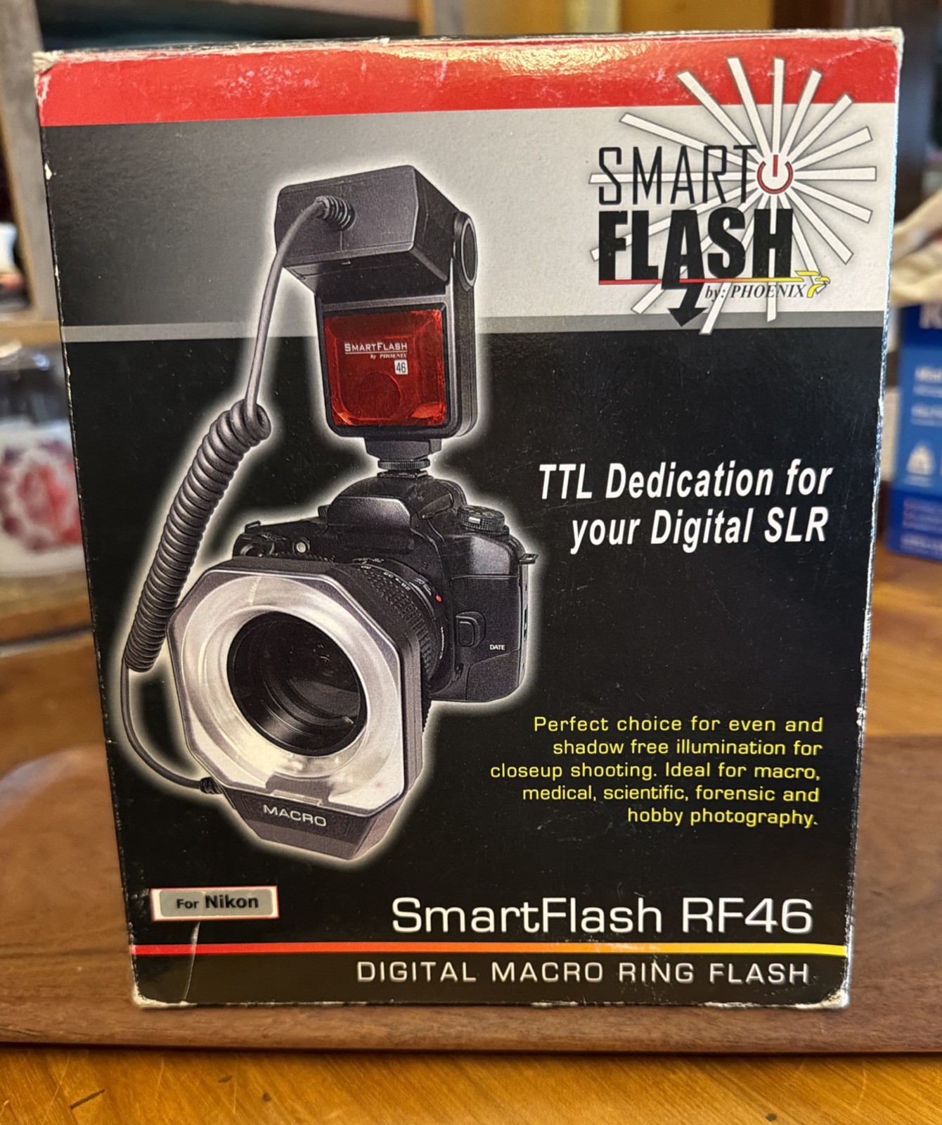 Phoenix Smart Flash with Macro attachment RF46 - Open Box. Appears To Be Unused