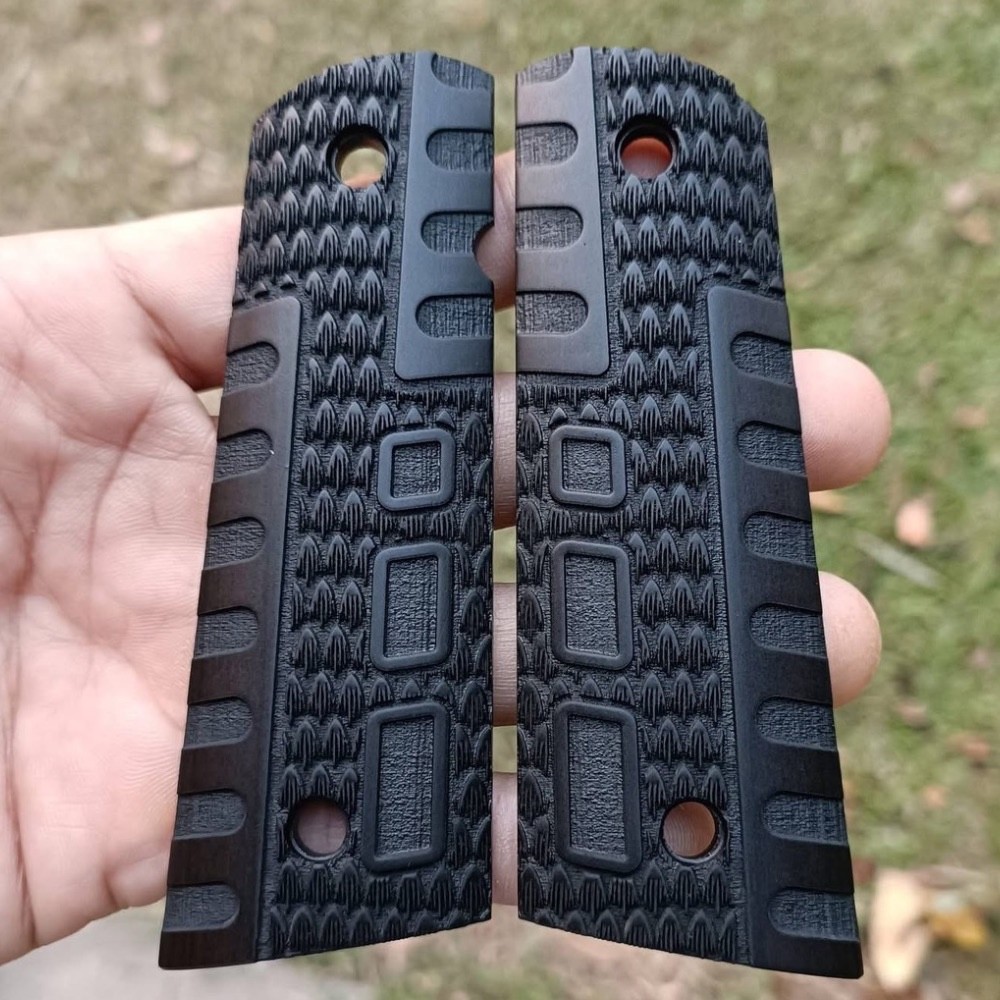 Grip for 1911 Full size THAI Ebony heartwood Gun Handcraft  1911 Full Size Grips