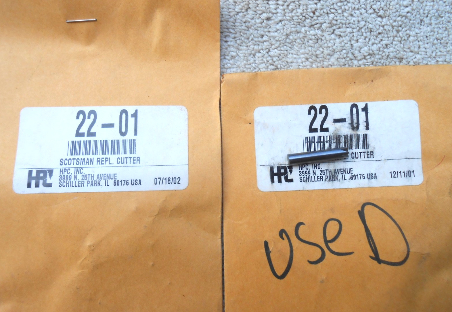1 New and 1 use 22-01  SCOTSMAN HPC cutter key machine