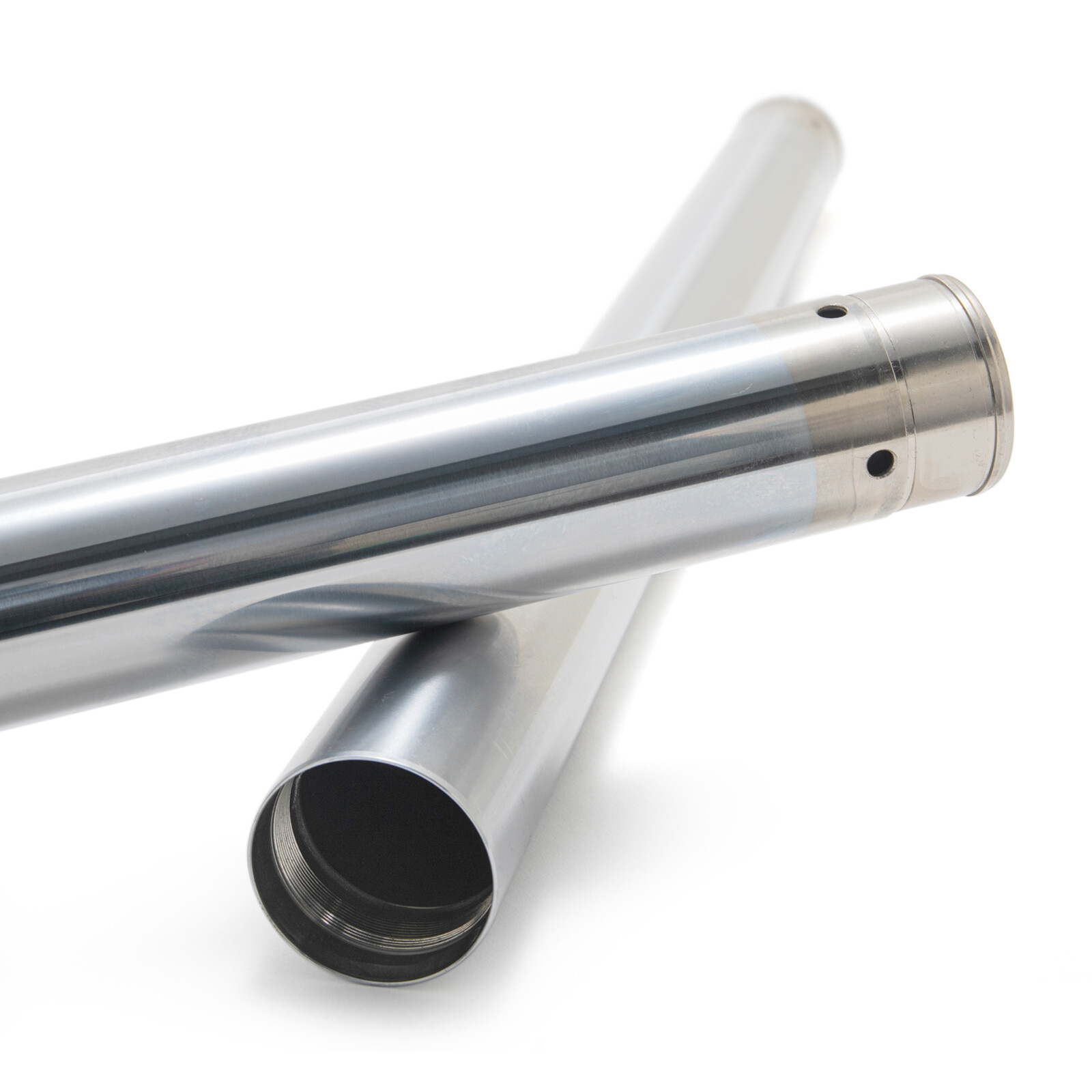 49mm Chrome Silver Fork Tubes For Harley Dyna FXDB FXDL 06-17 FXDBA 2013 FXD