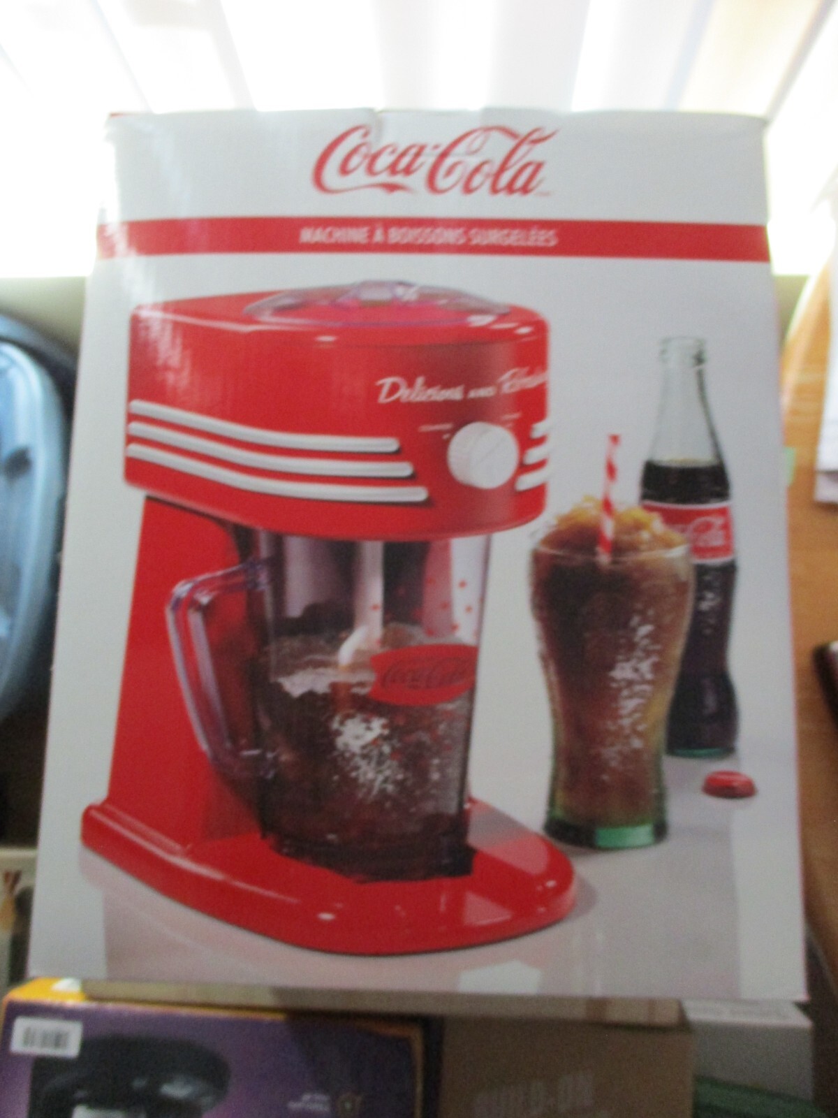 Nostalgia Coca-Cola Frozen Beverage Station Ice Shaver /Brand New /Original Box