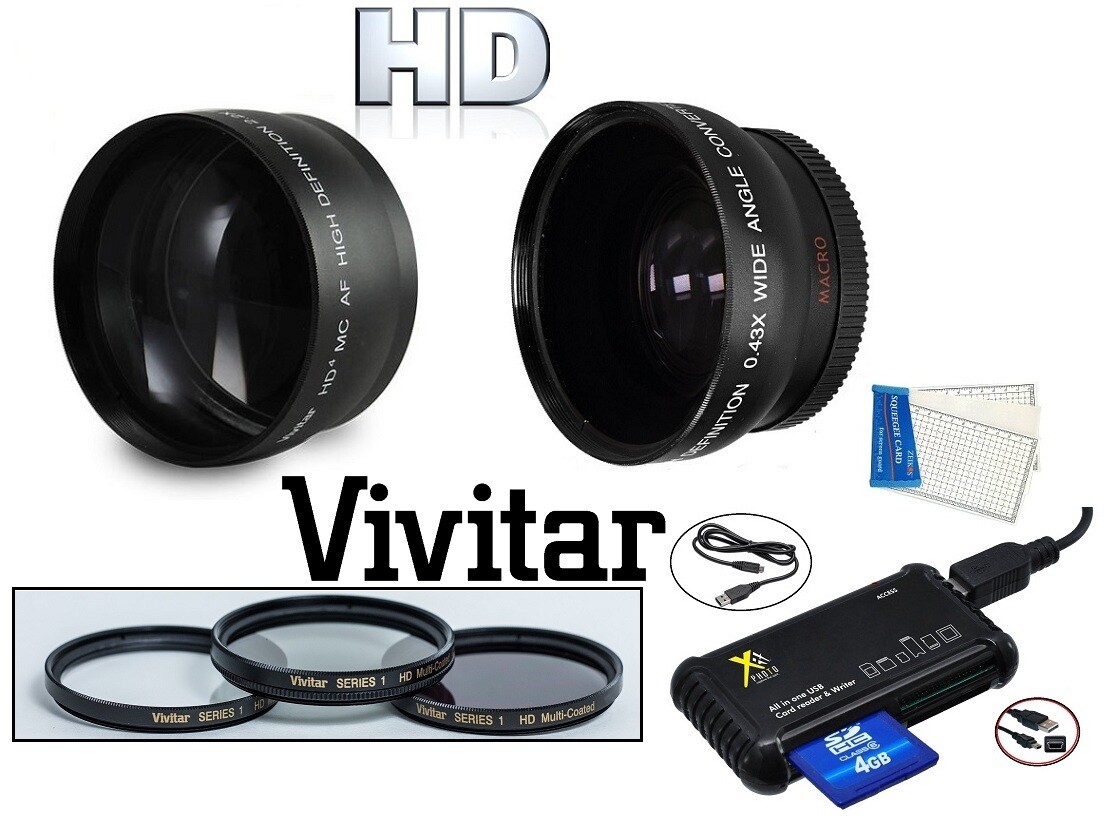 7-Pc Super Saving HD Accessory Kit for Olympus E-PL2 EPL2 E-PL3 EPL3