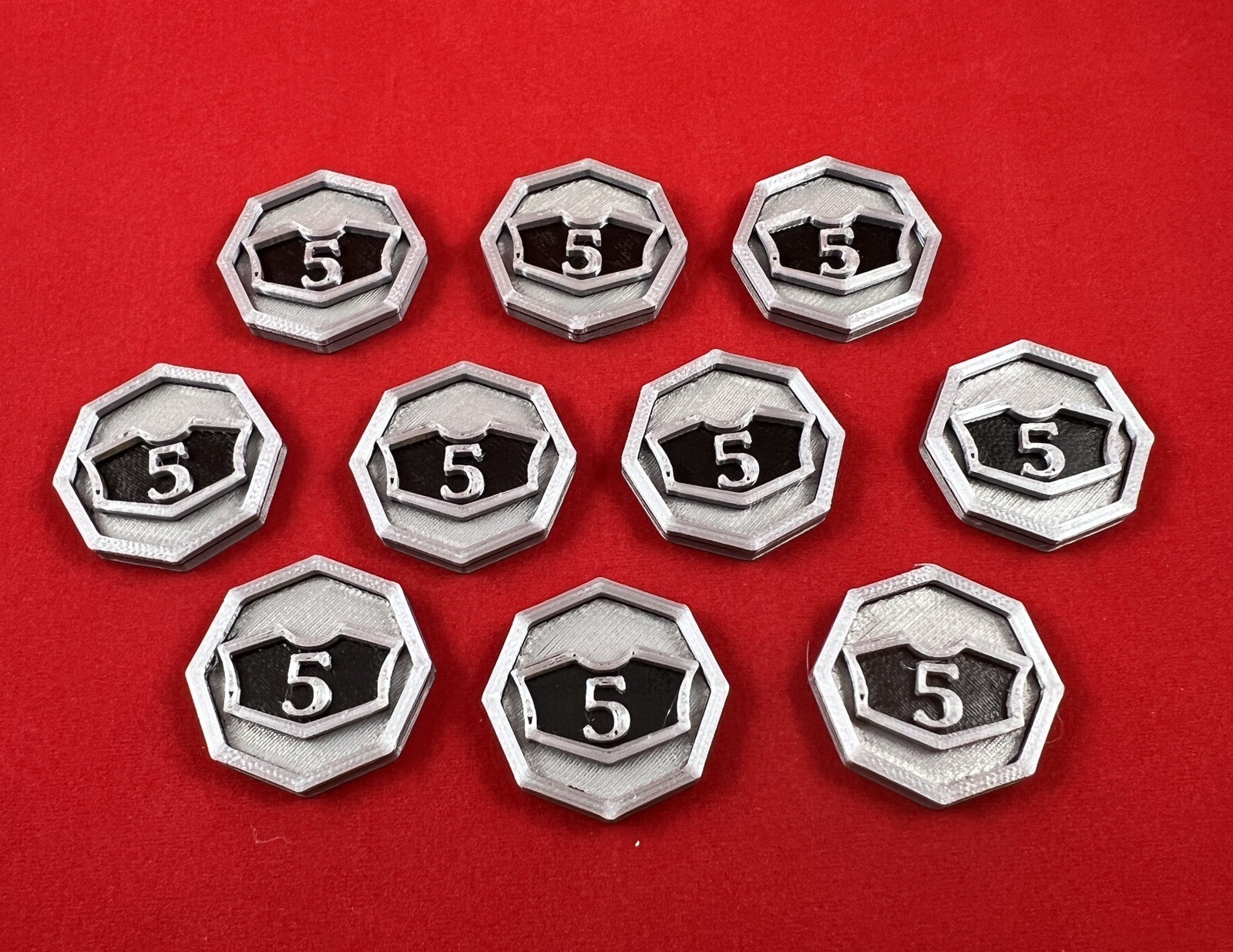 Planeswalker Loyalty 5 Counters (10) - Compatible with Universal Counters Set