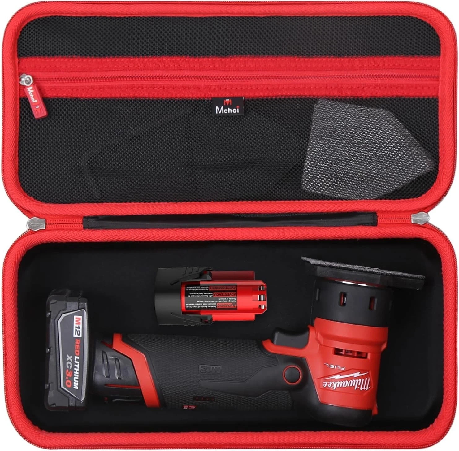 Hard Storage Case Fits for Milwaukee 2531-20 12V Brushless Cordless Orbital D...
