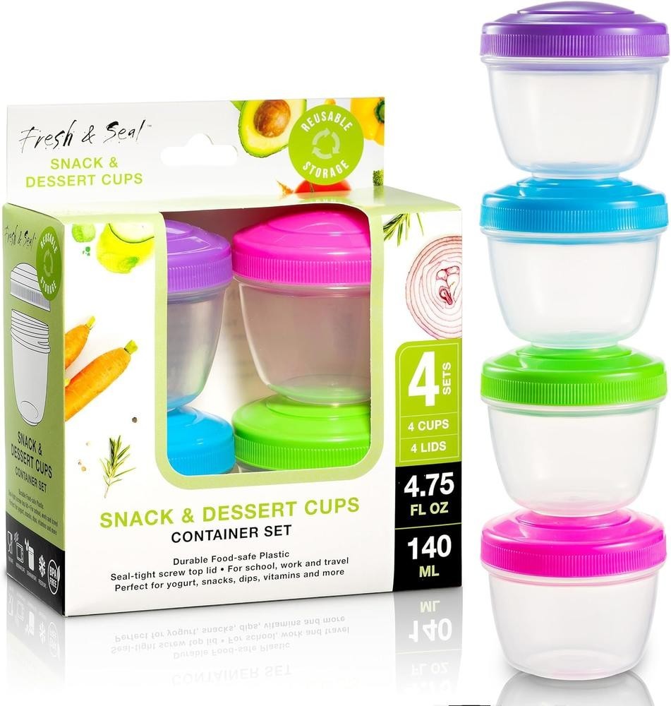 MosJos® Snack Containers - 4 Pack