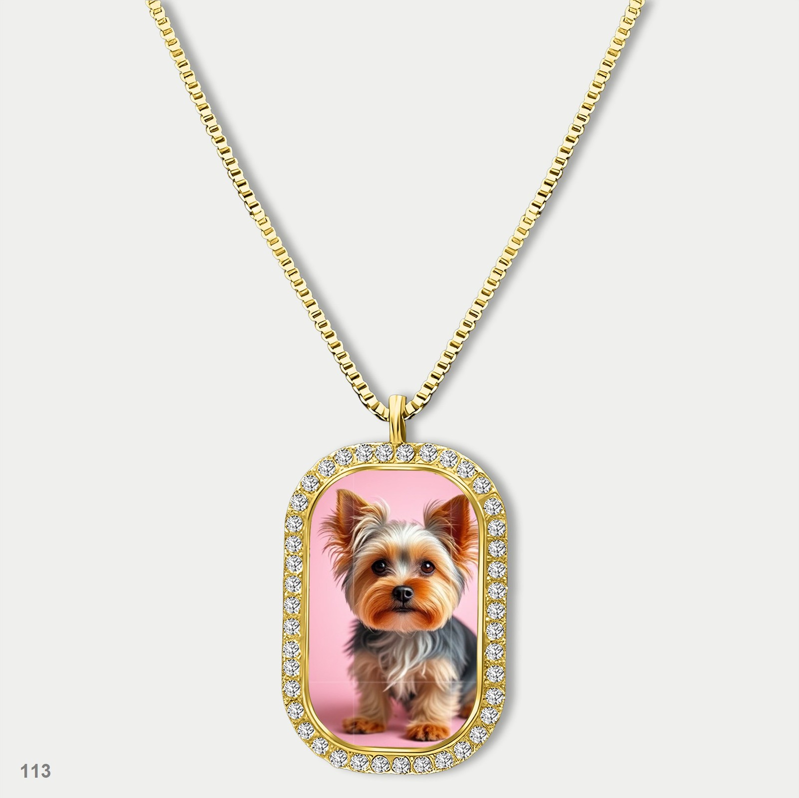 Amazing Cute Yorkie Yorkshire Terrier Dog Fashion Pendant Necklace Chain Picture